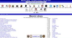 Desktop Screenshot of masoniclibrary.com